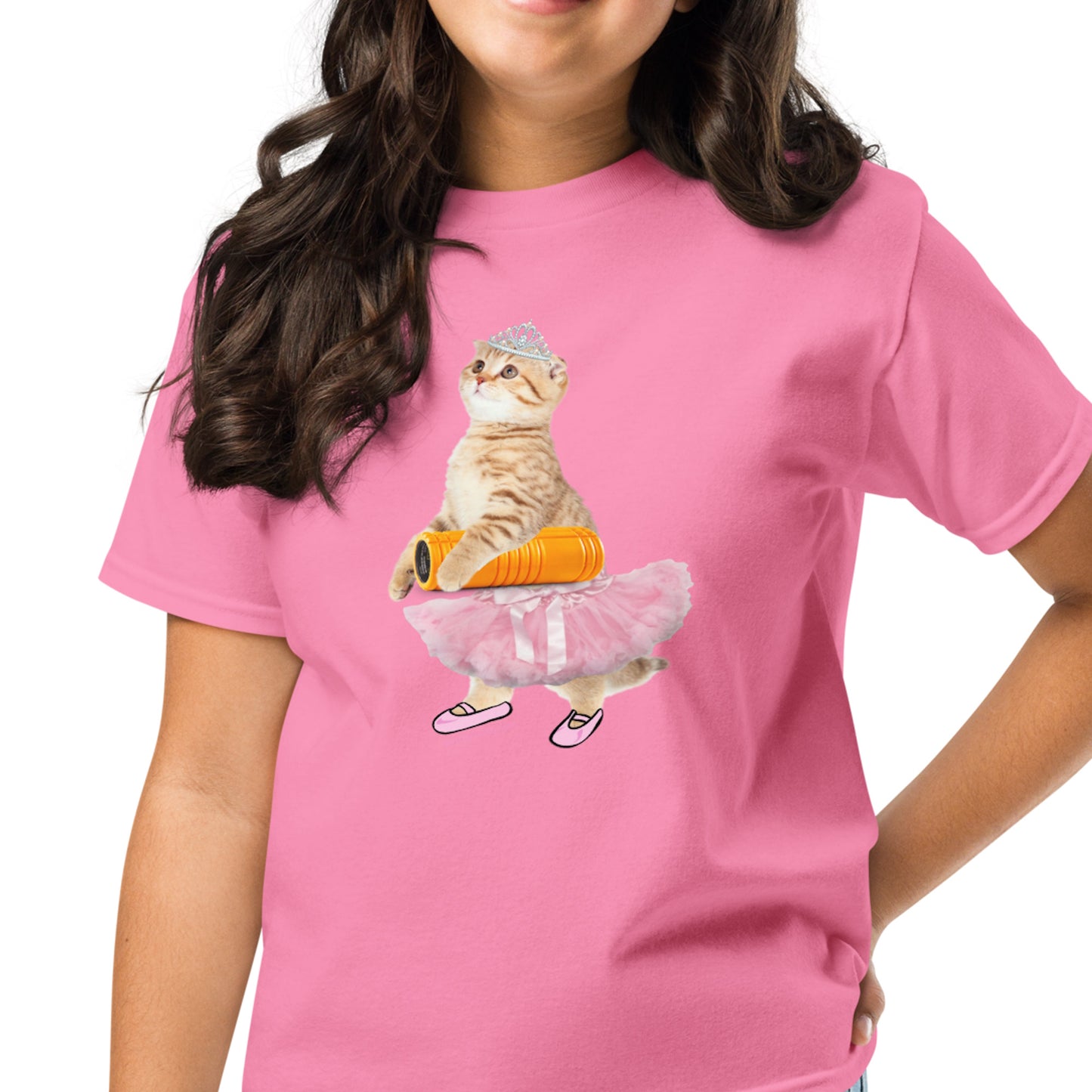 KIDS Hazel The Cat Ballerina Unisex T-Shirt
