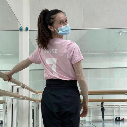 nunez ballet ballerina t-shirt pink