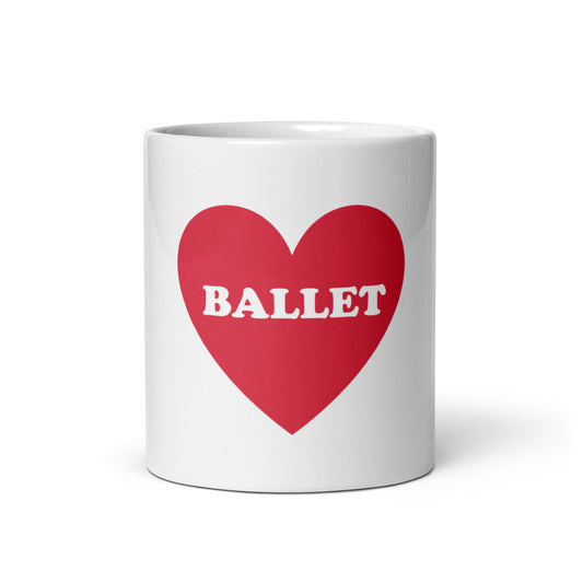ballet love lover mug coffee tea ballerina cup