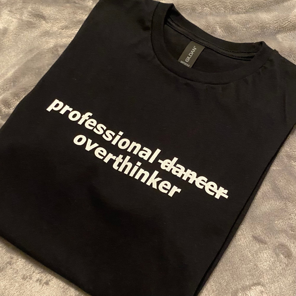 overthinker ballet t-shirt professional dancer ballerinas classical balletshirts