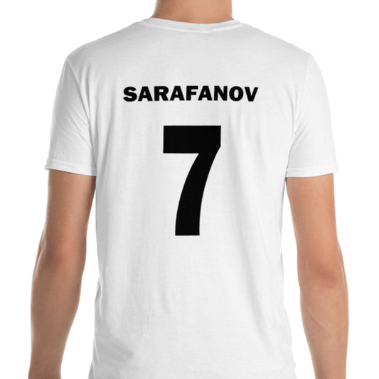 sarafanov white t-shirt ballet male dancer 