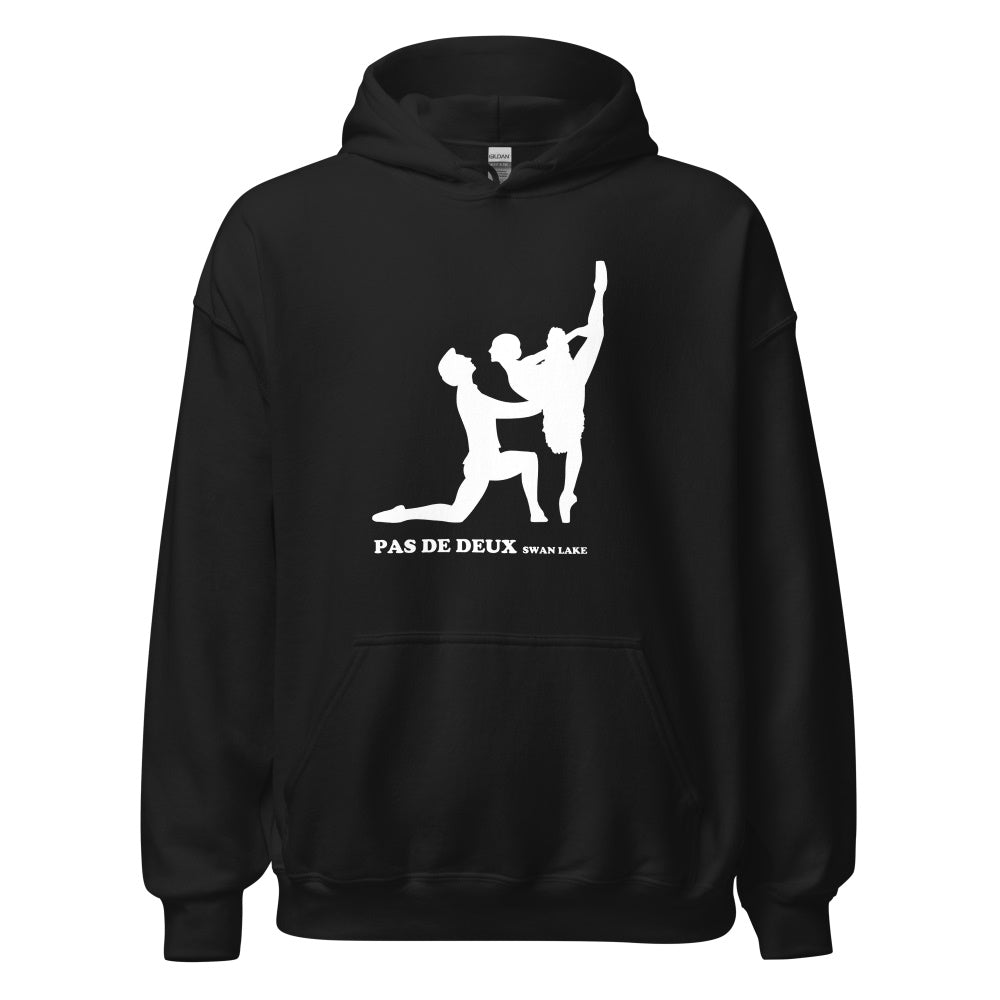 pas de deux beautiful hoodie ballet love stunning gift balletshirts black