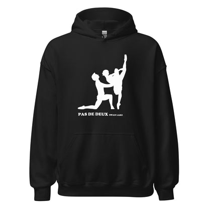 pas de deux beautiful hoodie ballet love stunning gift balletshirts black