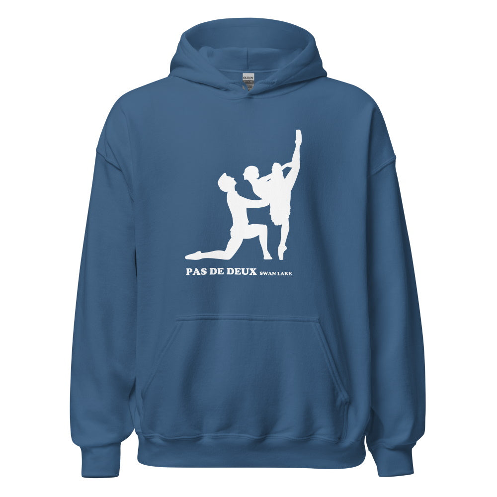 pas de deux beautiful hoodie ballet love stunning gift balletshirts blue