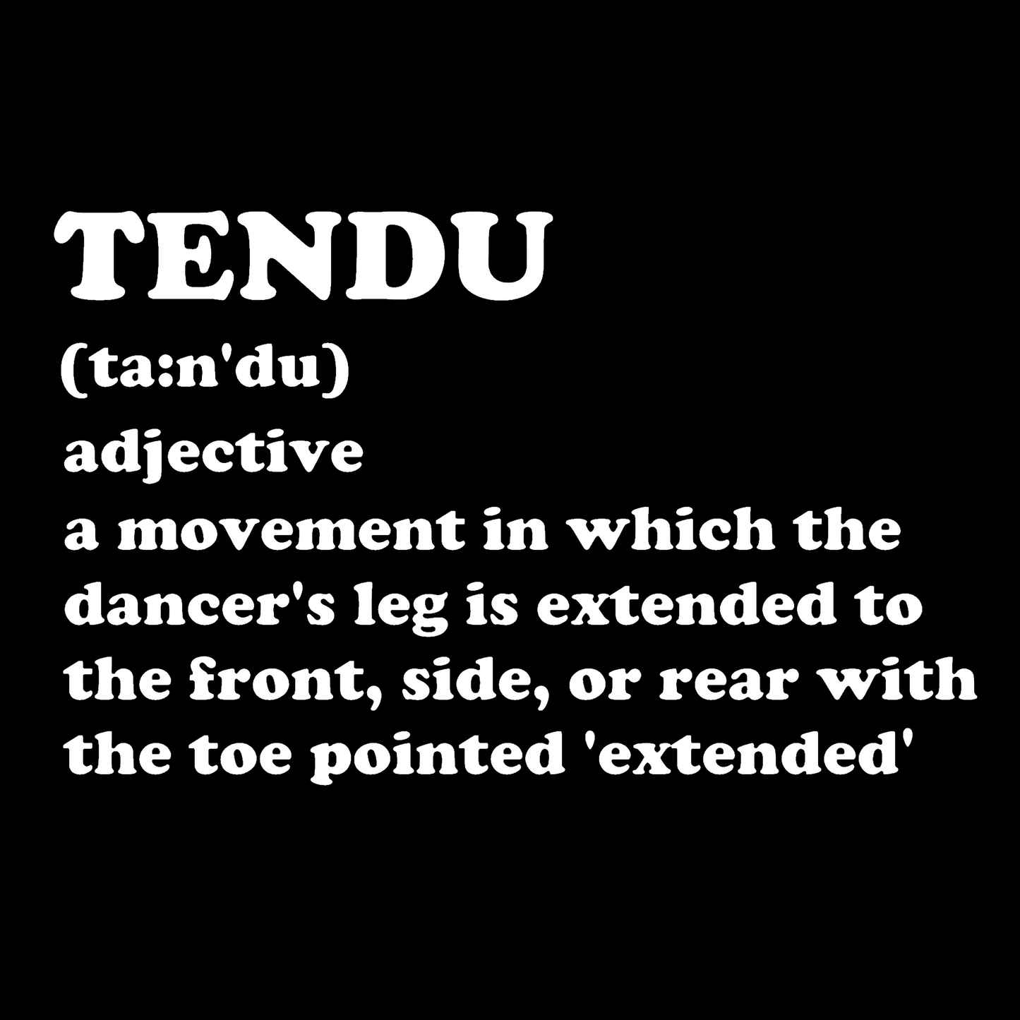 Tendu Unisex T-Shirt